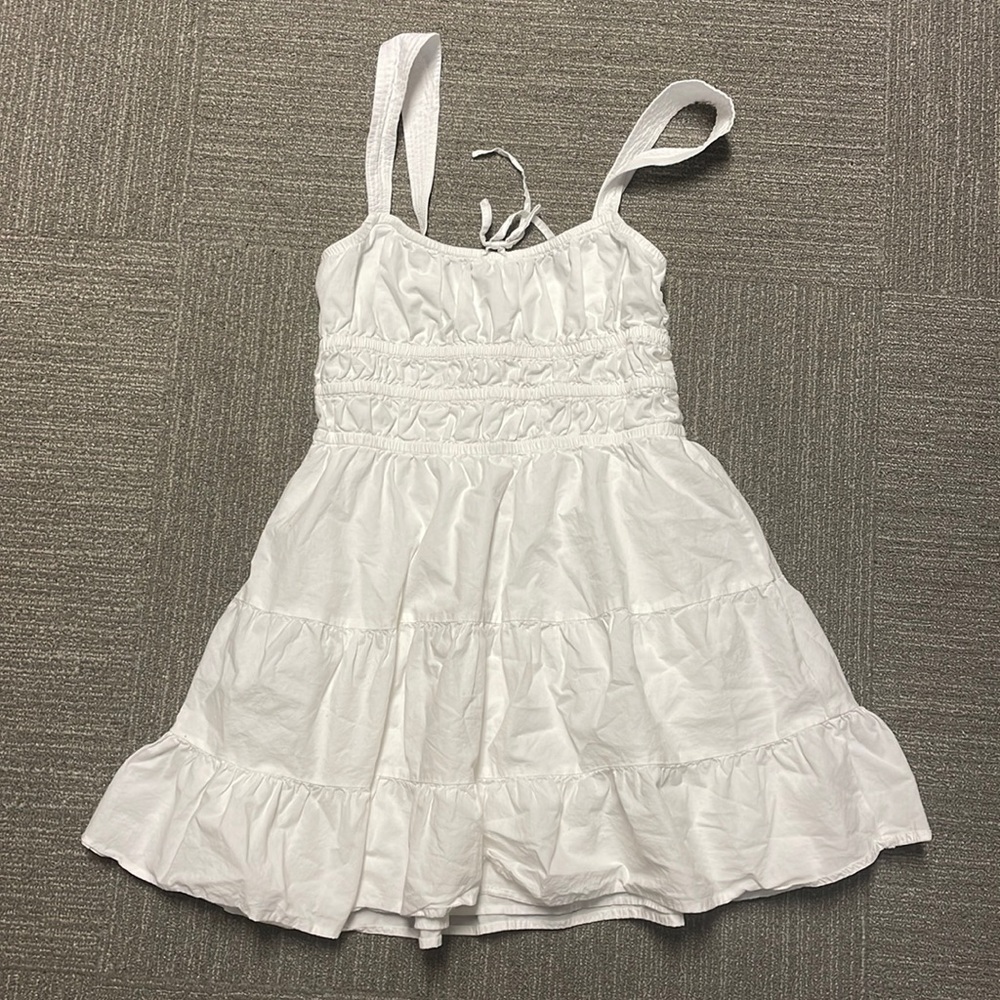 aritzia sunday best martine dress white
